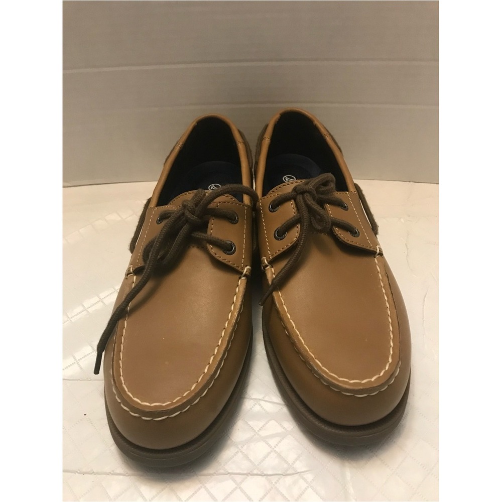 Sperry Men's Brown Leather Boat Shoes Moc Toe Lace-Up Sz 8.5 Like New